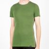 Tricou maneca scurta merino verde