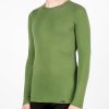 Bluza tricou maneca lunga merino verde