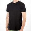 Tricou tehnic negru din fibre naturale de bambus