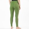 Pantaloni colanti dama din lana pura merino verde