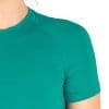 Tricou tehnic slim fit femei din bambus, marca Nadura, 210g/mp, turcoise