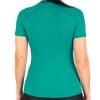 Tricou turquoise din bambus tehnic Nadura, slim fit, femei, 210g/mp, fabricat în România