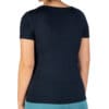 Tricou din lana Merino pentru femei, culoarea bleumarin