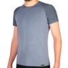 Tricou tehnic bărbați two-tone modal albastru deschis, confortabil și respirabil