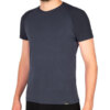 Tricou tehnic bărbați two-tone bleumarin, din modal, perfect pentru antrenamente și activități fizice, oferind confort și respirabilitate.