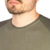 Tricou bărbați two-tone kaki din modal, ușor și confortabil, perfect pentru zilele active și antrenamente intense.