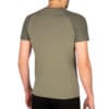 Tricou bărbați tehnic two-tone kaki, din modal, care asigură libertate de mișcare și confort în timpul oricăror activități sportive