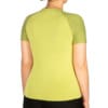 Tricou tehnic din fibra de modal de dama, 2 culori lime, detaliu spate