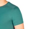 Tricou bărbați bambus verde vechi, din material respirabil, ideal pentru activitățile fizice intense și pentru zilele calde de vară.
