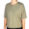 Tricou oversize măsliniu pentru femei