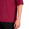 Tricou bărbătesc modal oversized, nuanță grena vișină, textură moale și ușoară