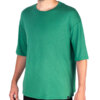 Tricou modal bărbați oversized verde Amazon, croială lejeră și material respirabil