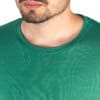 Tricou bărbătesc oversized din modal, nuanță verde Amazon, perfect pentru zilele călduroase