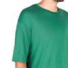 Tricou casual bărbați oversized din modal, verde Amazon, ideal pentru ținute relaxate