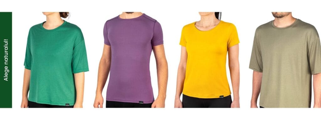 Tricouri din bambus și Tencel pentru femei și bărbați, ideale pentru cadouri de Crăciun